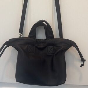 Madewell Leather Crossbody Piazza Bag